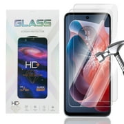 Elegant Choise 2Pcs Screen Protectors for Moto G Play 2024 Tempered Glass Films, Clear