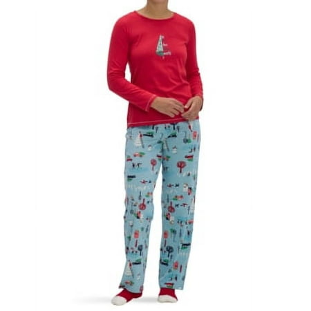Hue Women's Holiday 3pc Pajama Gift Set