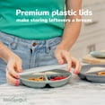 thumbnail image 7 of WeeSprout Silicone Plates with Lids for Babies & Toddlers, 100% Food-Grade, Divided Design, 7 of 7