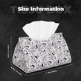 thumbnail image 6 of Lsque Cowboy Printed Long Tissue Box Cover Holder, Facial Paper Organizer Dispenser,Triangle with Bottom Belt, PVC Leather Decorative Organizer, 6 of 9