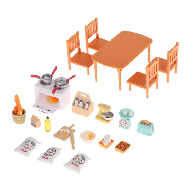 Juego de Utensilios de cocina perfke para niñas y niños Juguetes educativos Juguetes de casa de muñecas