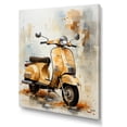 thumbnail image 2 of Designart "Escape On Two Wheels III" Scooter Canvas Prints, 2 of 7