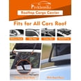 thumbnail image 4 of Fivklemnz Car Rooftop Cargo Carrier Roof Bag Waterproof For All Top Of Vehicle With/Without Rack Includes Topper Anti-Slip Mat + Reinforced Straps + 6 Door Hooks + Luggage Lock, 4 of 4