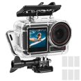 thumbnail image 3 of For DJI Action 5 Pro/4/3 Waterproof Diving Case with Buoyancy Float Stick Kit Includes Anti-Fog Inserts, Mounting Base, 3 of 4