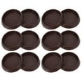 thumbnail image 6 of TABLZONE 12Pcs Rubber Floor Protectors Furniture Pads for Home Use Brown, 6 of 8
