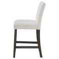 thumbnail image 6 of Coaster Alba Fabric Counter Height Chair in White and Charcoal Gray, 6 of 14