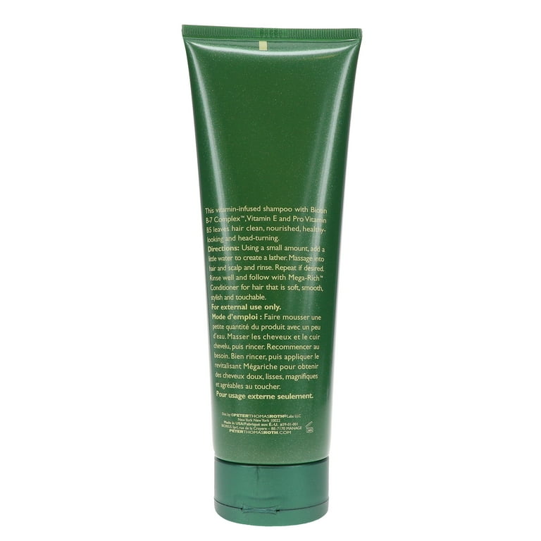Peter Thomas Roth Mega Rich Shampoo 8 oz, for All Hair Types