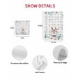 thumbnail image 7 of Easter Bunny Kitchen Dish Towels for Drying Dishes Set of 3, Eucalyptus Leaves Rabbit Flowers Grey Plaid Waffle Weave Microfiber Hand Tea Bathroom Towels Quick Dry & Absorbent Towel 15.7x23.6, 7 of 7
