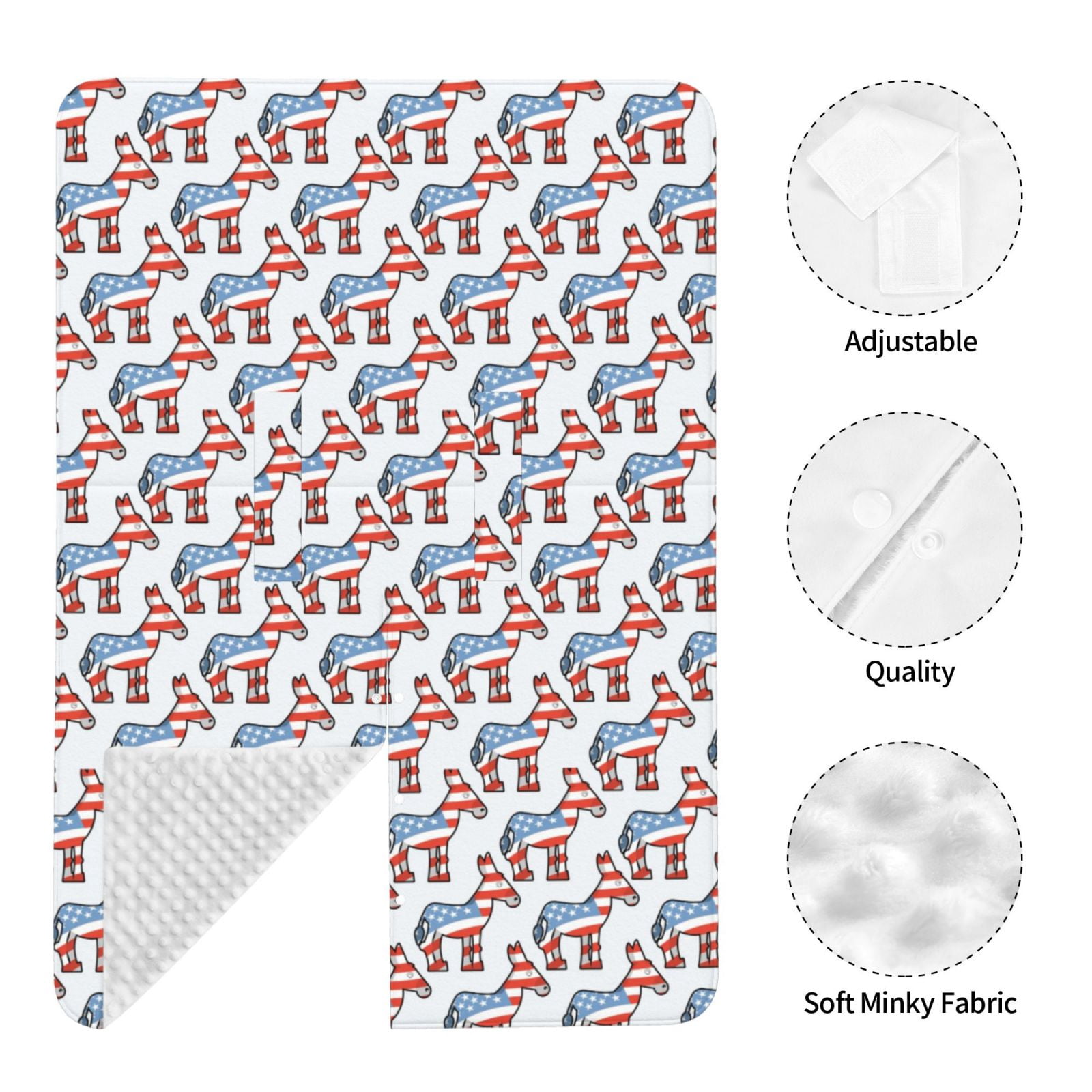 Naloa Donkey Baby Car Seat Cover, Breathable Baby Carrier Cover, Multiuse Baby Carrier Cover & Nursing Breastfeeding Cover