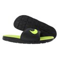 thumbnail image 4 of Men's Nike Benassi Solarsoft Slide Sandal Black/Volt, 4 of 4