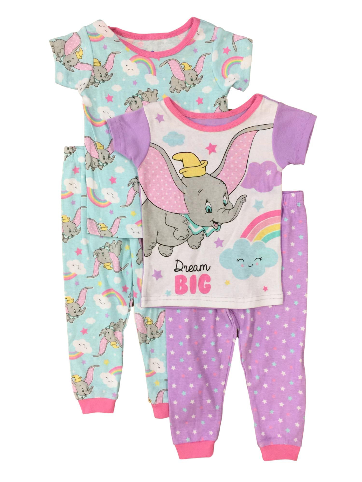 Boys Girls Unisex Dumbo Pyjama Set 0-9 Months 