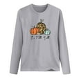 thumbnail image 3 of Staron Chandails à Manches Longues pour Femmes Mode d'Automne It's Fall Yall T-Shirts Hauts Chic Décontracté Citrouille Graphique Col Rond Hauts Tendance Blouse Basique Cadeaux de Noël pour Maman, 3 of 3