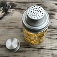 thumbnail image 3 of FRCOLOR 4PCS 70MM Shaker Lids Sealing Stainless Steel Caps Leakproof Jar Cover for Canning Jar Glass Bottle, 3 of 8