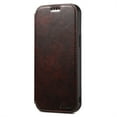 thumbnail image 7 of DeCase Compatible with MagSafe Case for iPhone 15 Plus, Slim Magnetic Flip Folio PU Leather Stand with Wallet Card Slot Shockproof Rugged Protective Phonen Case Cover, brown, 7 of 7