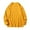 Yellow1, variant on Jalioing Men's Cotton Sweatshirt Lightweight Crew Neck Long Sleeve Pullover Shirt Casual Loose Solid Tops