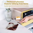 thumbnail image 6 of Marble Red Pot Holders for Kitchen Heatproof Potholder, 2 Pack Modern Abstract Gold White Brick Stone Motif Hot Pads Multipurpose Oven Pads Cloth Potholders Trivet for Cooking and Baking, 6 of 8