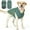 Green, variant on HQREA Winter Dog Coats for Large Dogs Waterproof Reflective Dogs Vest Snow Jacket