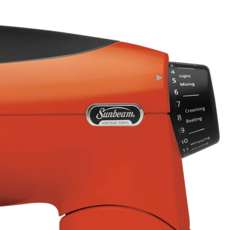 Sunbeam Heritage Series 350-Watt Stand Mixer, Tangerine Orange
