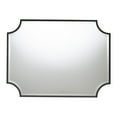 thumbnail image 3 of Baxton Studio Parcenet Modern Black Finished Metal Accent Wall Mirror, 3 of 5