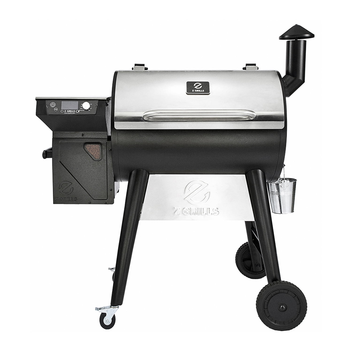 Z GRILLS ZPG7002F2 8 in 1 BBQ Wood Pellet Grill Smoker w/ Digital Temp