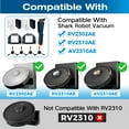 thumbnail image 2 of Home Times Replacement Parts Set Compatible with Shark Matrix RV2302AE Robot Vacuum RV2302AE RV2310AE AV2310 AV2310AE RV2300 RV2300S RV2320S UR2350AE HEPA Filter Main Brush Side Brushes, 2 of 8