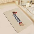 thumbnail image 6 of Cartoon Dachshund Bath Mat Rug Non-slip Bathroom Mats Absorbent Floor Mat Soft Diatom Mud Door Mat Entrance Floor Rug, 6 of 6