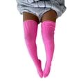 thumbnail image 4 of Women Cable Knit Long Boot Stockings Over Knee Leg Warmers Stockings Winter High Socks, 4 of 4