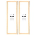 thumbnail image 1 of Paquete de 2 barras de estiramiento de lienzo DIY, marco de lienzo de 24 x 8 pulgadas, kit de marcos de madera resistentes, 1 of 1