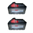 thumbnail image 2 of Milwaukee M18 REDLITHIUM HIGH OUTPUT XC 6.0 Ah Battery 2-Pack Starter Kit – Includes M18/M12 Charger, 50% More Power, Cooler Performance, 200+ Tool Compatibility  (Model 48-59-1862S), 2 of 5