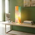 thumbnail image 4 of Eangee Cocoa Leaves Multi-Color Cylinder Table Lamp, 4 of 6