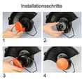 thumbnail image 4 of Cubierta para desmalezadora de césped, tapa de repuesto para desmalezadora de alta durabilidad, materiales duraderos para una resistencia estable al impacto, instalación fácil sin herramientas para, 4 of 6