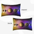 thumbnail image 4 of Fotbe Planets And Stars Pillow Cases - Envelope Closure - Luxury, Extra Soft, Cooling Pillow Covers - Wrinkle, Fade, Stain Resistant-20"x30", 4 of 8