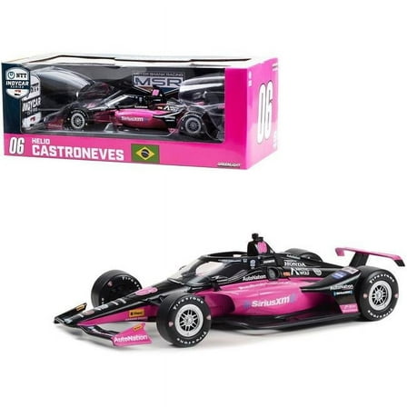 Dallara IndyCar #06 Helio Castroneves Meyer Shank Racing "NTT IndyCar Series" (2023) 1/18 Diecast Model Car by Greenlight