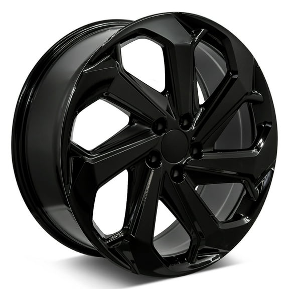 Set of 20" Gloss Black LX Sport Style Wheels for Honda Civic, Accord, CRV, HRV (20x8, 48mm Offset)