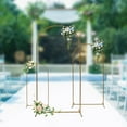 thumbnail image 6 of MONIPA 3pcs Wedding Stand Gold Arch Backdrop Shelf For Ceremony Party Venue Decor Frame, 6 of 24