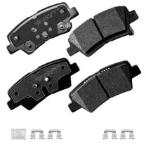 ACB ZONE 4PCS Rear Ceramic Brake Pads for Hyundai Accent Elantra GT Kia Optima Rio Forte(D1544)