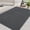 Darkgrey-20"x 32", variant on Green 24"x 70" Thin Chenille Bath Mat Runner For Bathroom