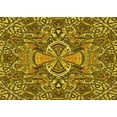 thumbnail image 1 of Ahgly Company Indoor Rectangle Patterned Bee Yellow Area Rugs, 4' x 6', 1 of 6