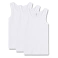 thumbnail image 3 of Sanetta Niño Camiseta Paquete de 6 -  Camisa sin Brazos, Tank Top, Basic, Algodón orgánico Blanco/azul 104, 3 of 5