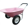 Marathon Industries 70013 5 Cubic Feet Pink Poly Wheelborrow