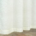 thumbnail image 6 of DriftAway Plush Semi Sheer Curtain Drapes for Living Room Bedroom 84 Inches Long Privacy Light Filtering Window Treatment 2 Panels Grommet 52" x 84", Creamy White, 6 of 8