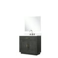 thumbnail image 6 of 36 In. W X 22 D Black Oak Bath Vanity With Cultured Marble Countertop, Faucet, Mirror And Single Countertop Faucet, 6 of 6