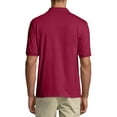 thumbnail image 5 of Hanes Men's EcoSmart Short Sleeve Jersey Polo Shirt, 5 of 6