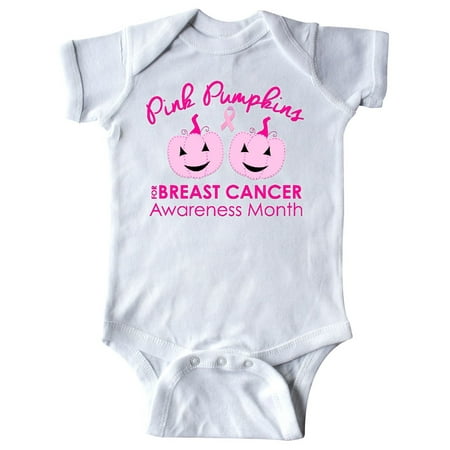 

Inktastic Pink Pumpkins for Breast Cancer Awareness Gift Baby Boy or Baby Girl Bodysuit