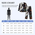 thumbnail image 4 of Daiia Fantasy Wizard Dog Art for Men's Long-Sleeved Pajama Set – Soft & Comfortable Sleepwear Button-Up Pajamas Cozy Lounge Wear-XX-Large, 4 of 7