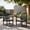 Black, variant on MUCHENGHY 7PC HDPE Outdoor Dining Set w/ 6 Chairs, All-Weather, Large Family Patio Furniture, Gray