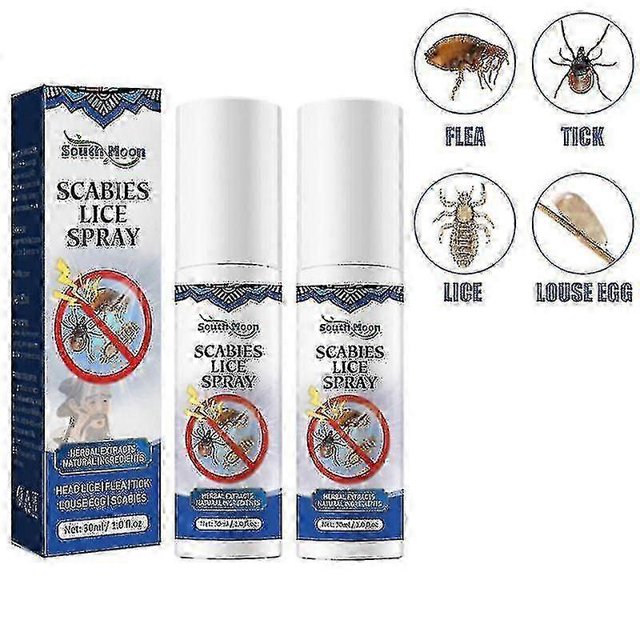 1-3pcs Head Lice Removal Spray Hair Removes Lice And Fleas Removes Lice Eggs And Pubic Li