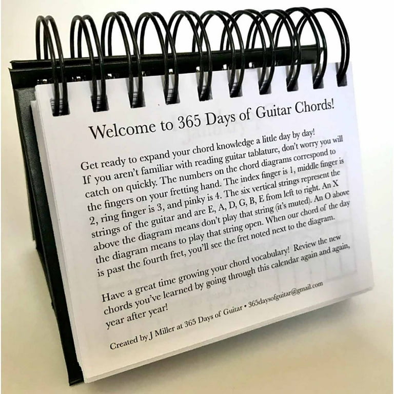 corashan-room-decor-the-actual-365-days-of-guitar-chords-calendar-daily-guitar-chord-page-a-day-calendar-gift-for-guitar-player-home-decor-walmart-com