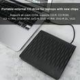 thumbnail image 4 of Low Power Consumption Plug and Play, Optical Drive, External Optical Drive, Raised Grain  Design for PC Computer, 4 of 8