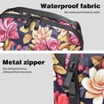 thumbnail image 4 of Fragmented Flowers Portable Oxford Cloth Waterproof Charger Case and Electronic Travel Case Organizer, Small Outdoor Storage Box for PC Case - 5.9x9.44x3.14 in., 4 of 6